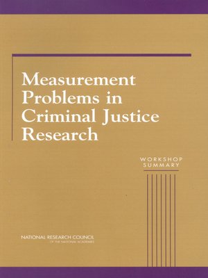 cover image of Measurement Problems in Criminal Justice Research